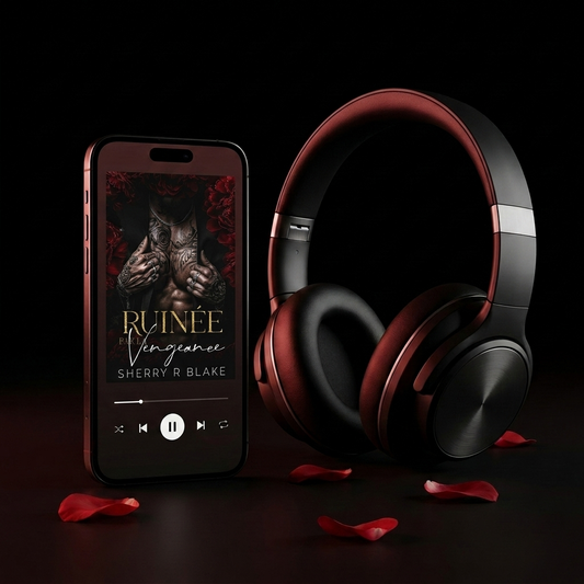 Ruinée par la Vengeance livre audio - dark mafia romance editorial photo - Sherry Blake
