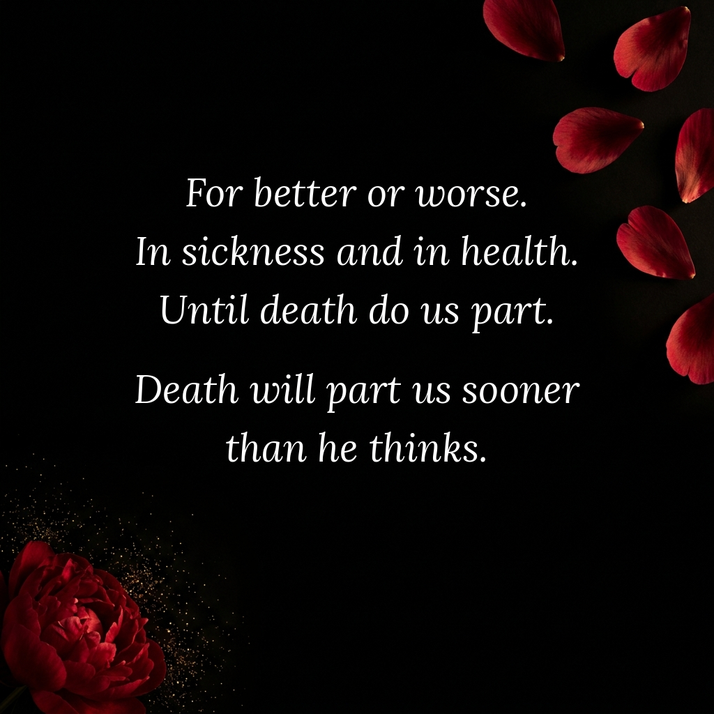 Ruined by Revenge hook card - until death do us part - Sherry Blake Feretti Syndicate