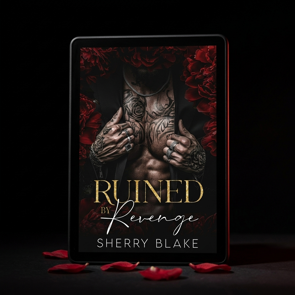Ruined by Revenge Kindle ebook - dark mafia romance editorial photo - Sherry Blake