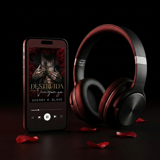 Destruida Por La Venganza audiolibro - dark mafia romance editorial photo - Sherry Blake
