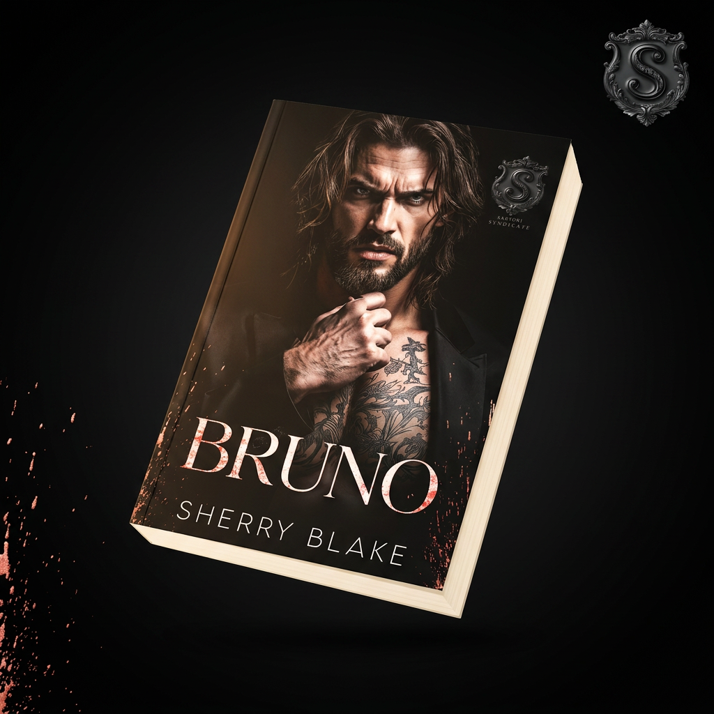 Bruno Sartori Syndicate — paperback hero — mafia romance by Sherry Blake