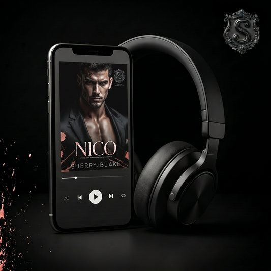 Nico by Sherry Blake – audiobook cover, Sartori Syndicate dark mafia romance (Book 3)