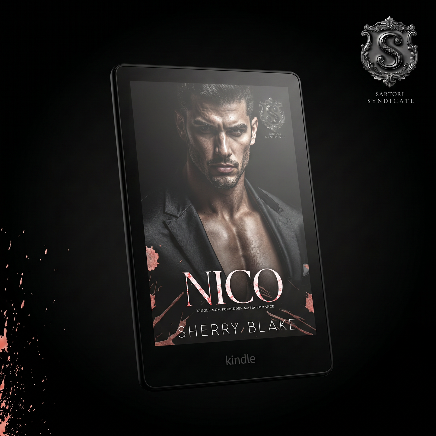 Nico by Sherry Blake – Kindle couverture, Sartori Syndicate, romance mafia sombre (Book 3)