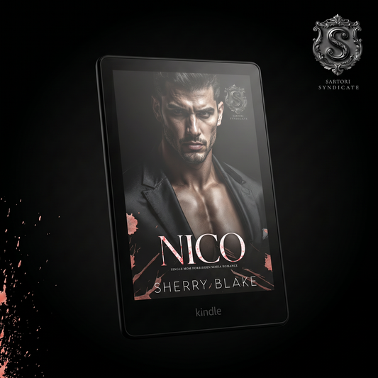Nico by Sherry Blake – Kindle copertina, Sartori Syndicate, dark romance mafioso (Book 3)