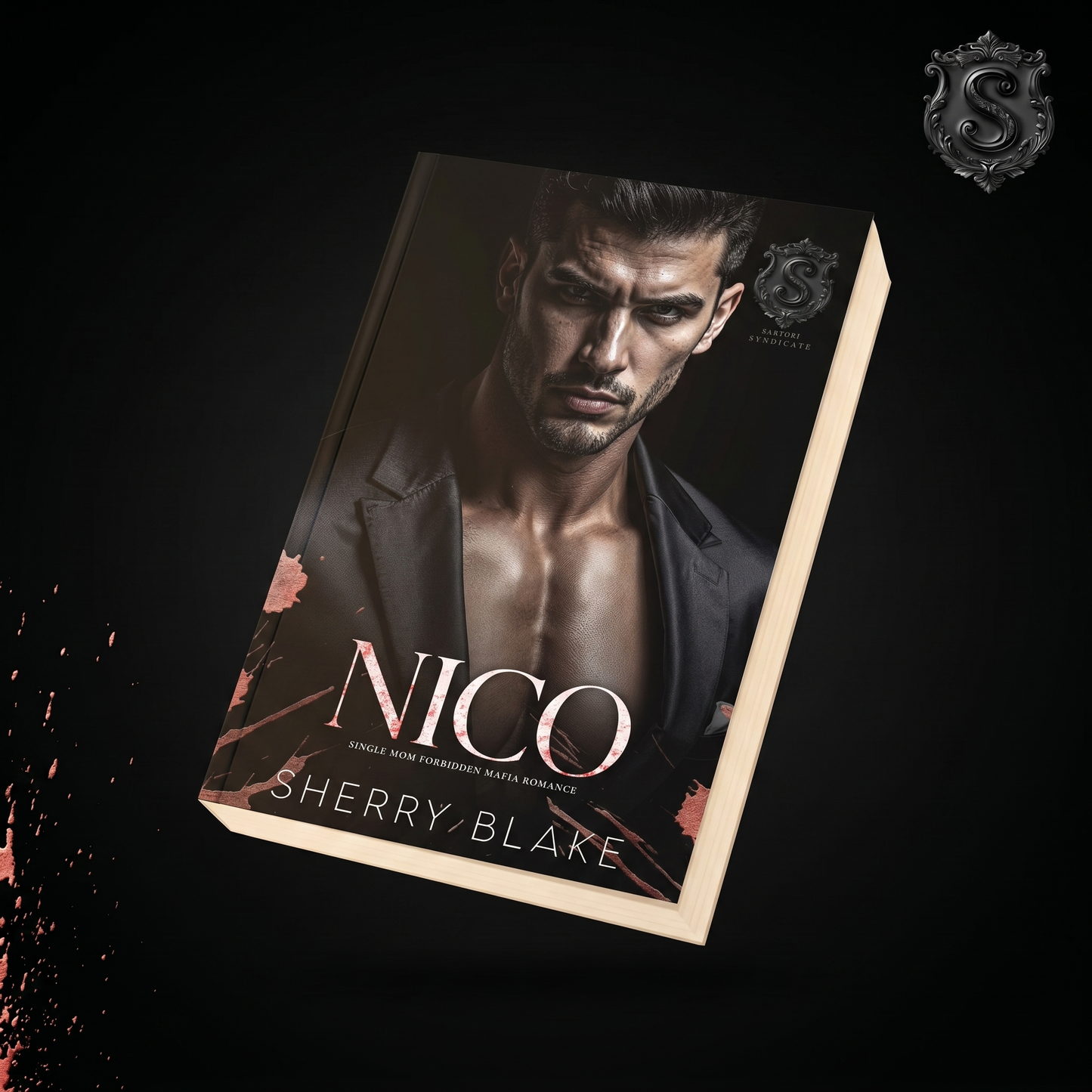 Nico by Sherry Blake – paperback cover, Sartori Syndicate dark mafia romance (Book 3)