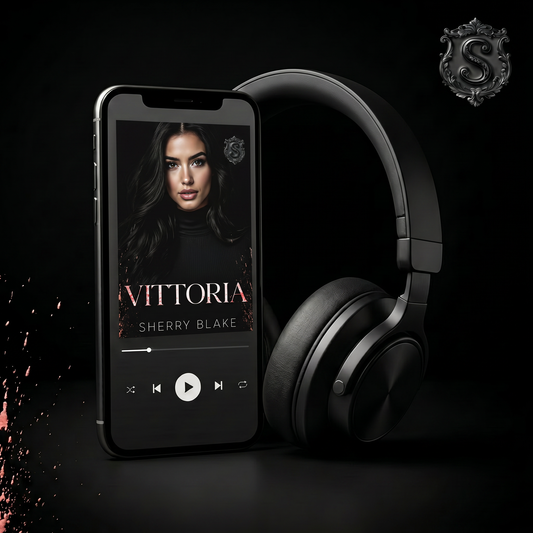 Vittoria by Sherry Blake – audiobook cover, Sartori Syndicate dark mafia romance (Book 4)